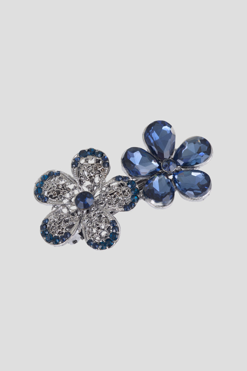 3D Crystal Flower hairpin