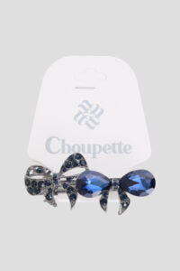 Blue Crystal Bows Hairclip