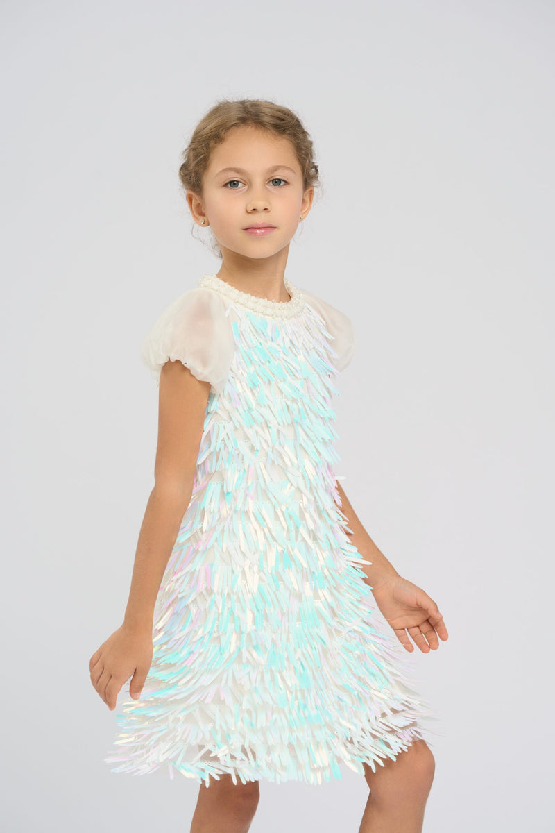 Drops-Sequins Cocktail Dress