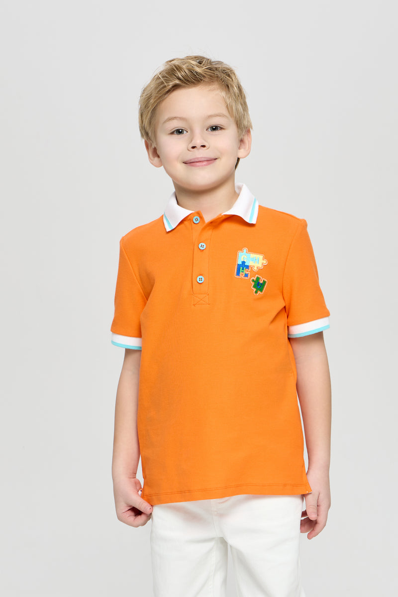 Polo T-Shirt, orange