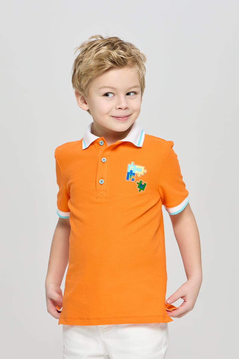 Polo T-Shirt, orange