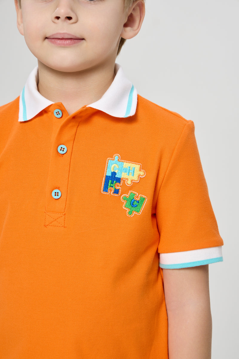 Polo T-Shirt, orange