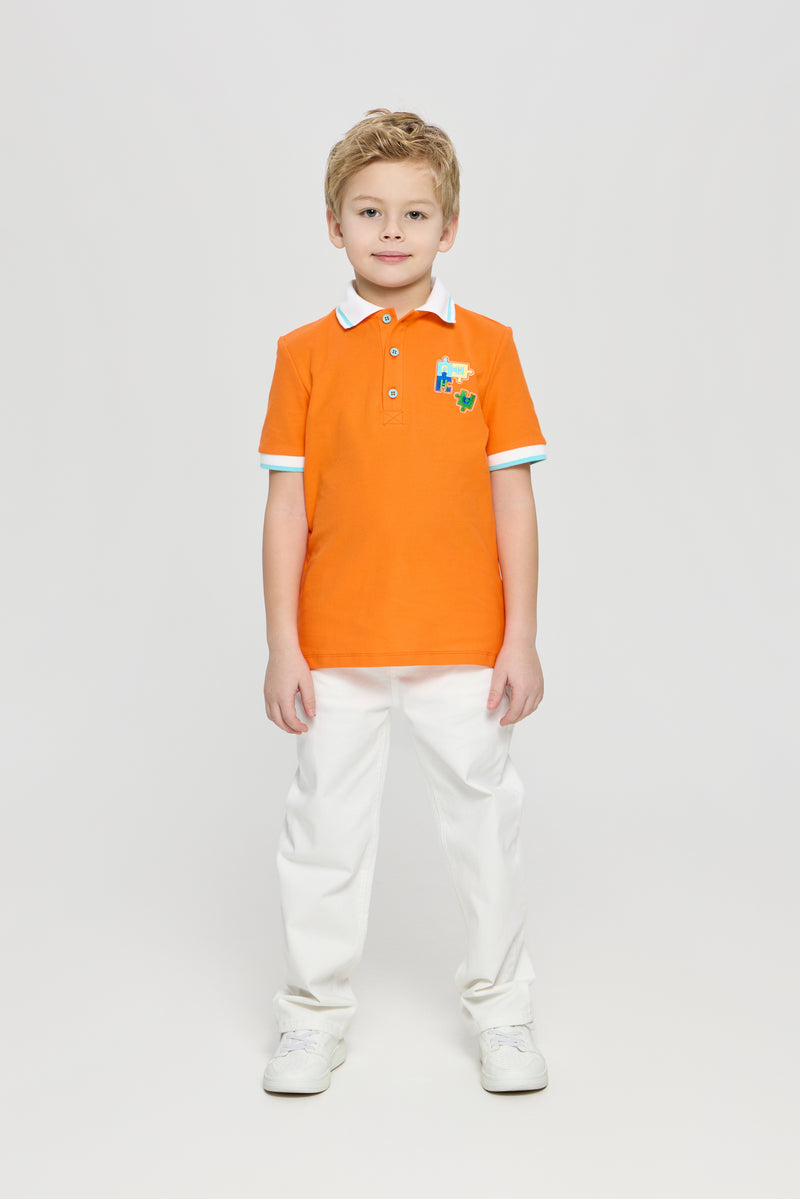 Polo T-Shirt, orange