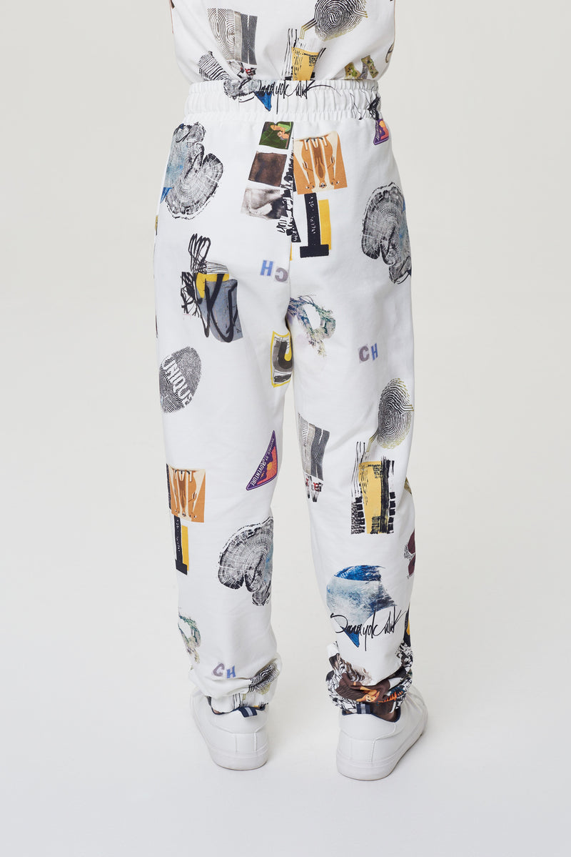 Footer Printed Tracksuit:Hoodie and sweatpants