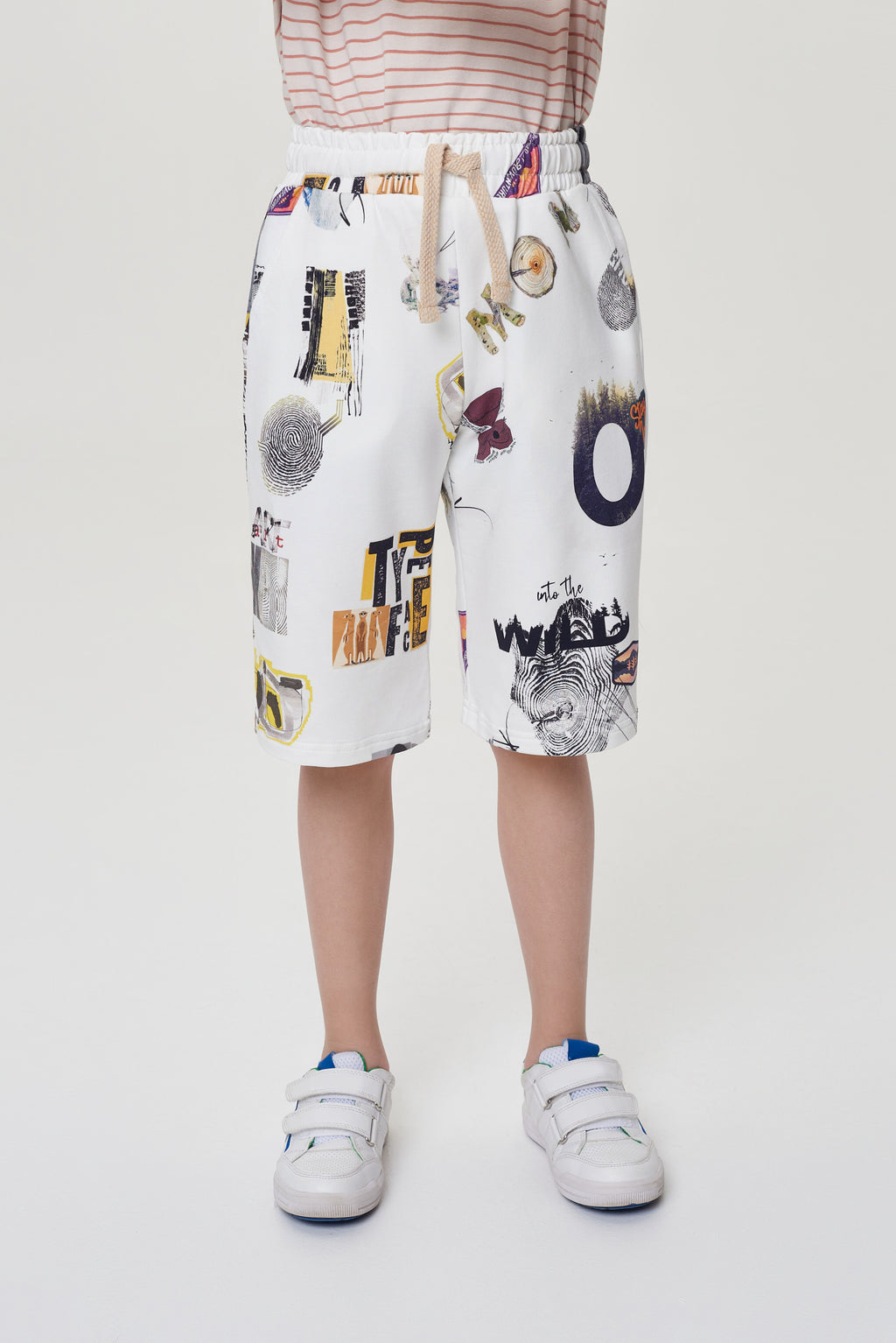 Printed Footer Shorts