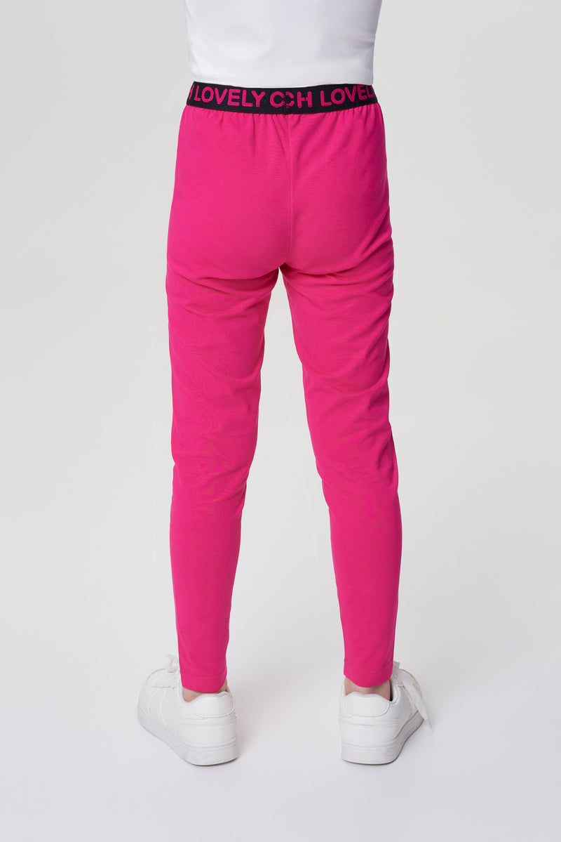 Soft leggings magenta