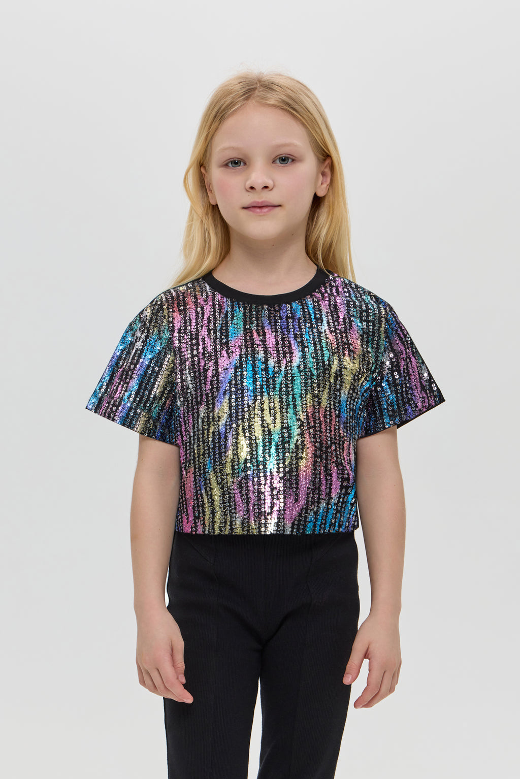 Sequins Crop-Top