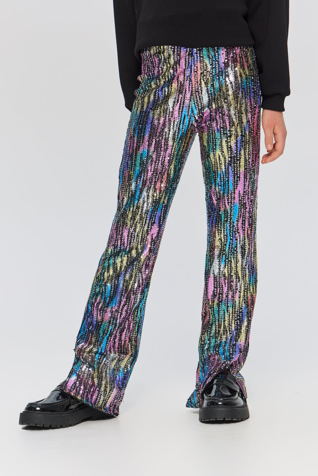 Sequins Trousers, multicolour