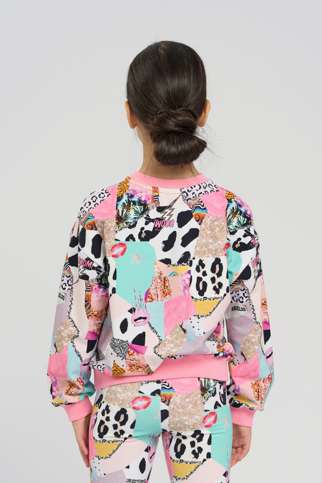 Multicolored Sweatshirt, branded print