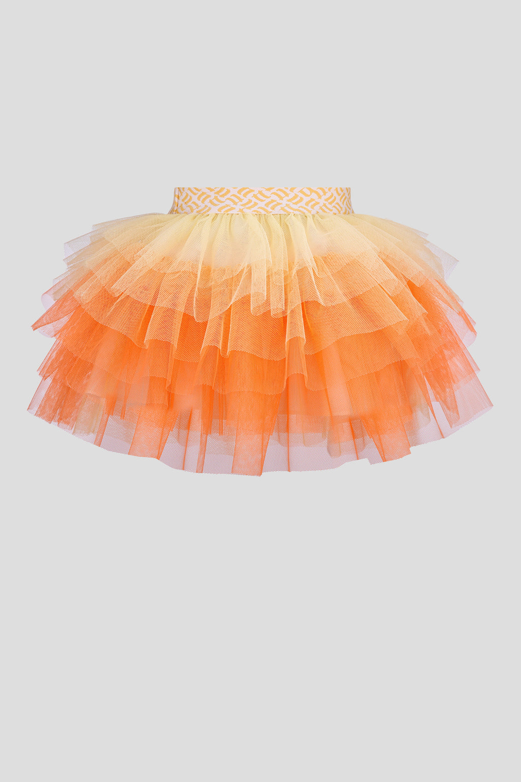 Flounces Mesh Skirt