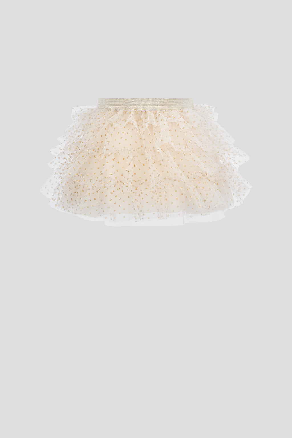 Doted Mesh Skirt