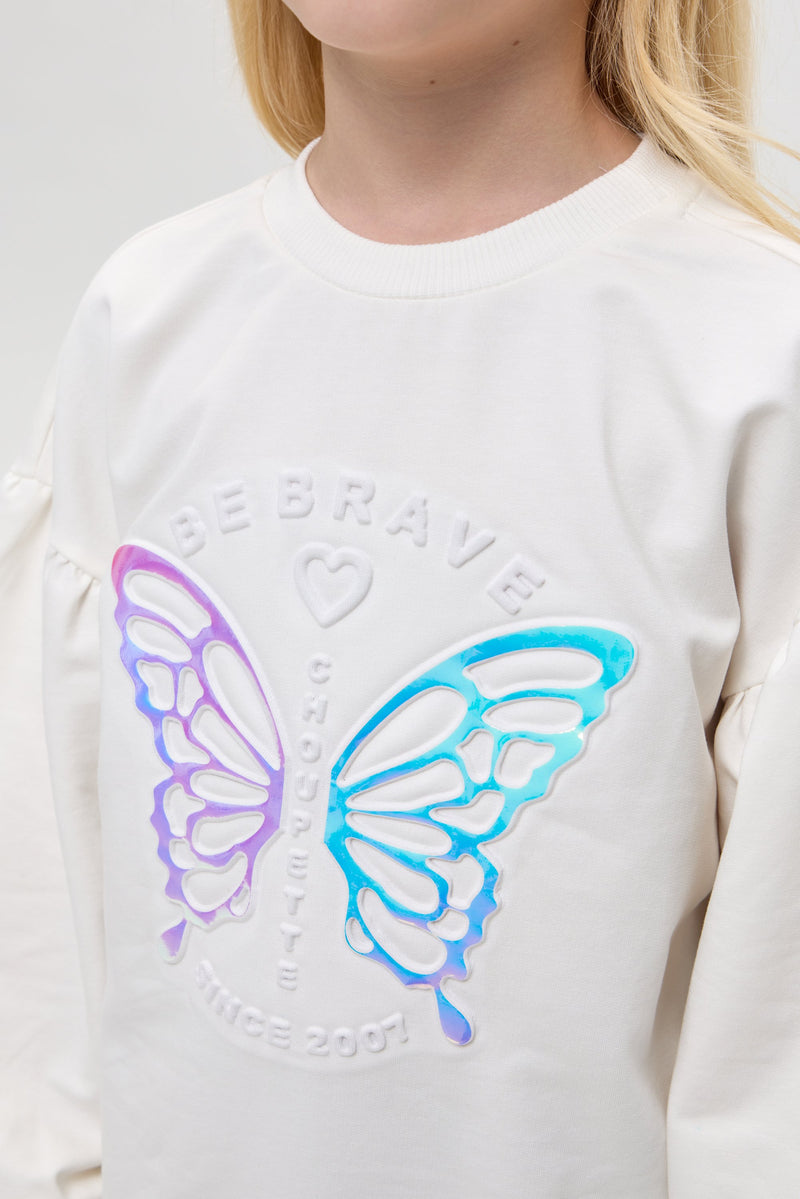 Embossed Sweatshirt