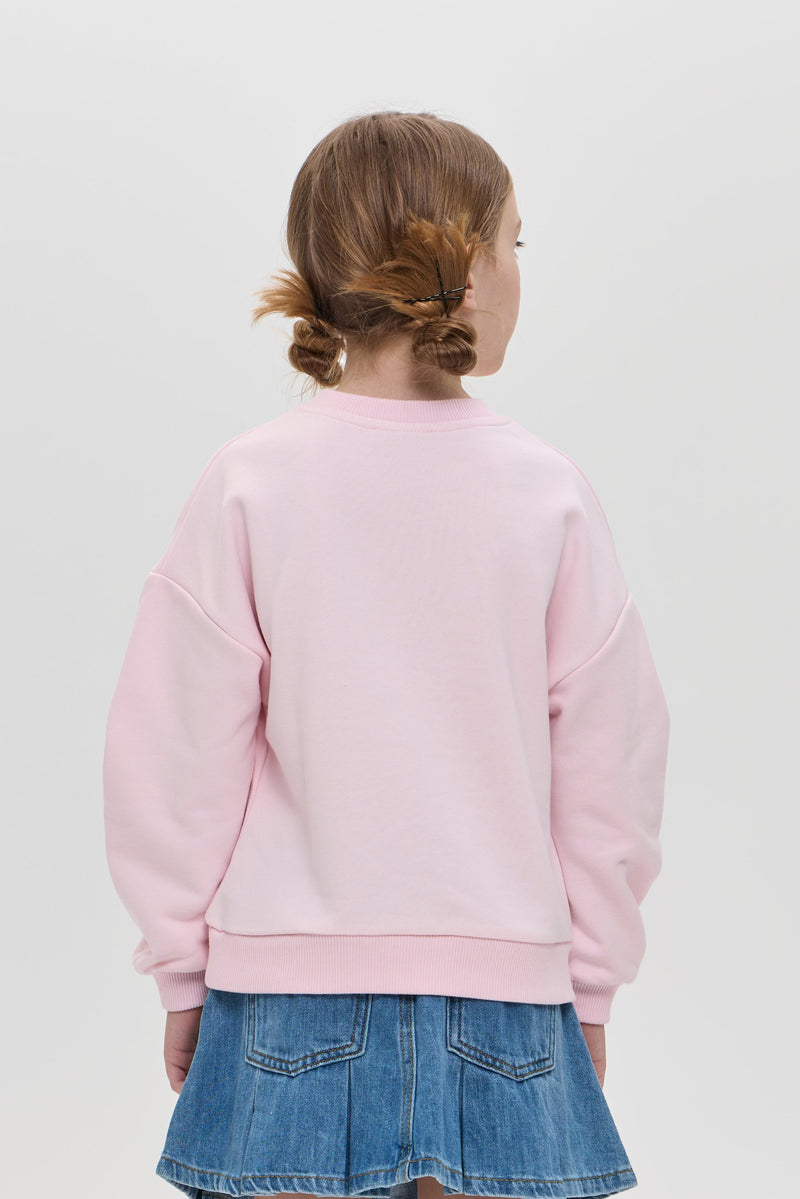 Butterfly Applique Tracksuit, pink