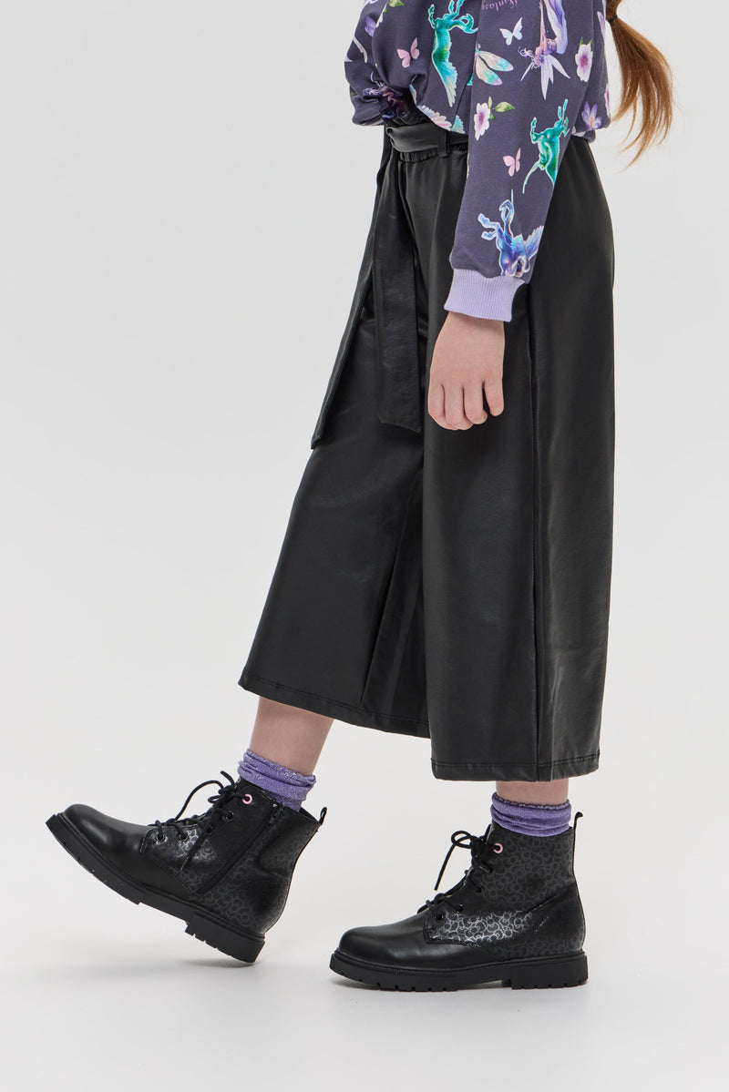 Leather Immitation Culottes