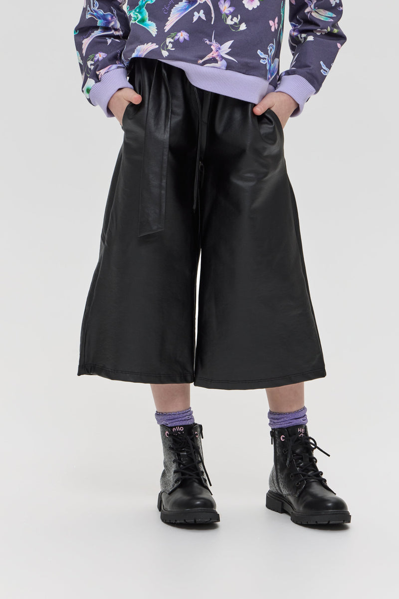 Leather Immitation Culottes