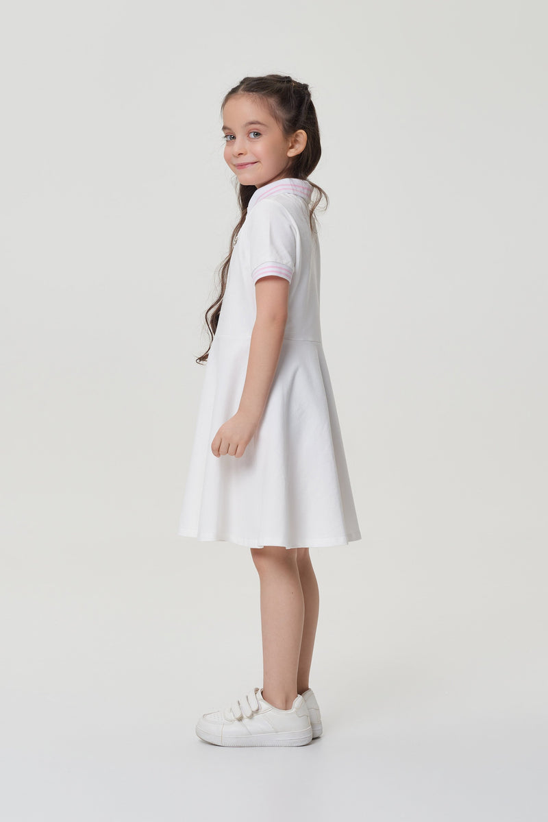 White Polo Dress