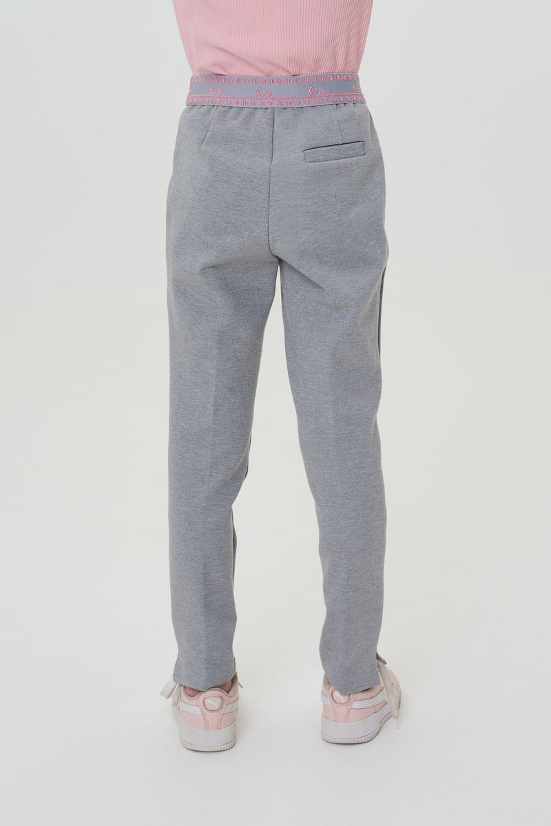 Elastic Waistband Jersey Trousers