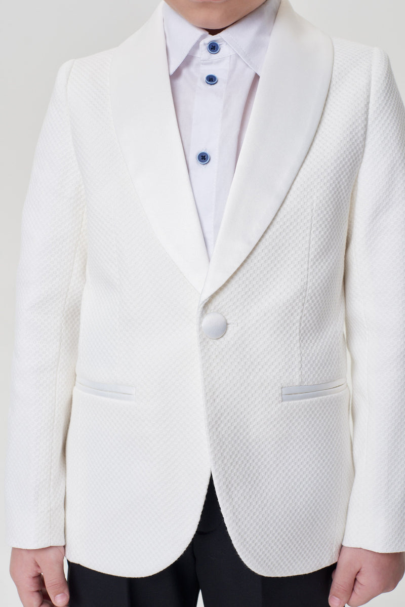 Footer White Blazer