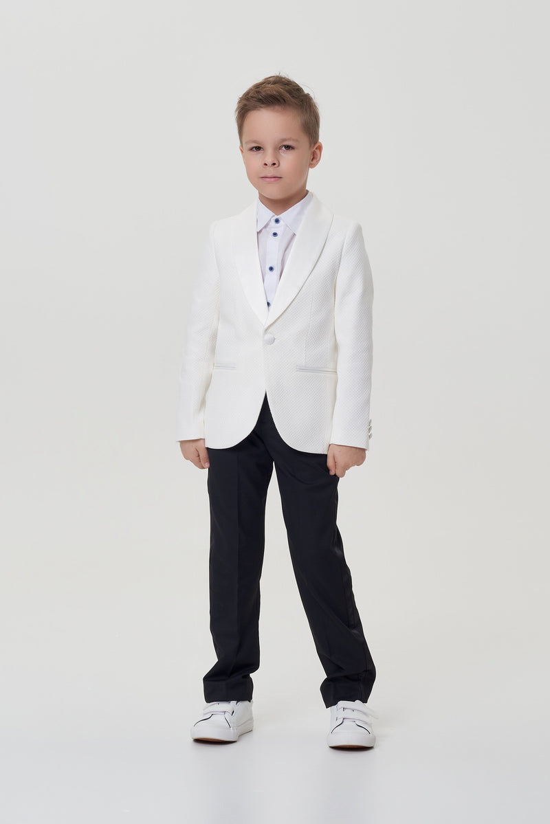 Footer White Blazer