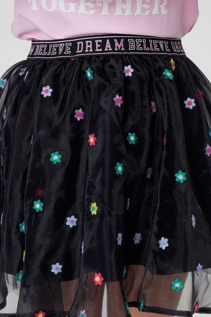 Organza Embroidred Skirt