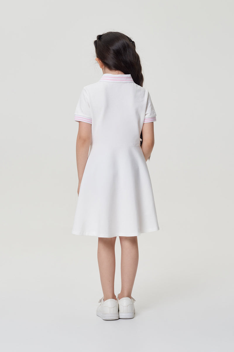 White Polo Dress