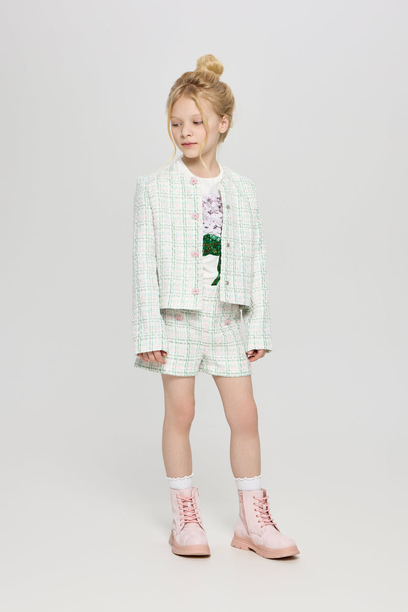 Chanel Fabric Blazer and Shorts Set