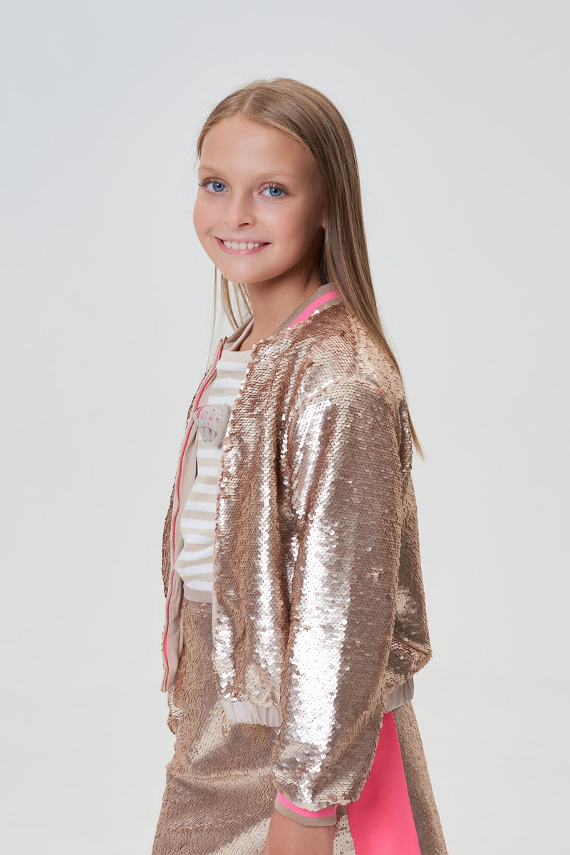 Sequins Bomber Jacket