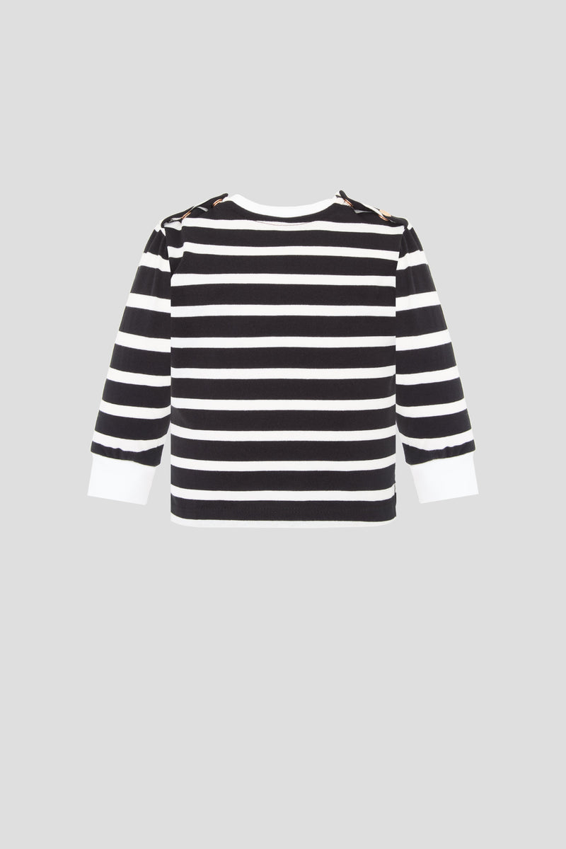 Elegant Striped LS Tee