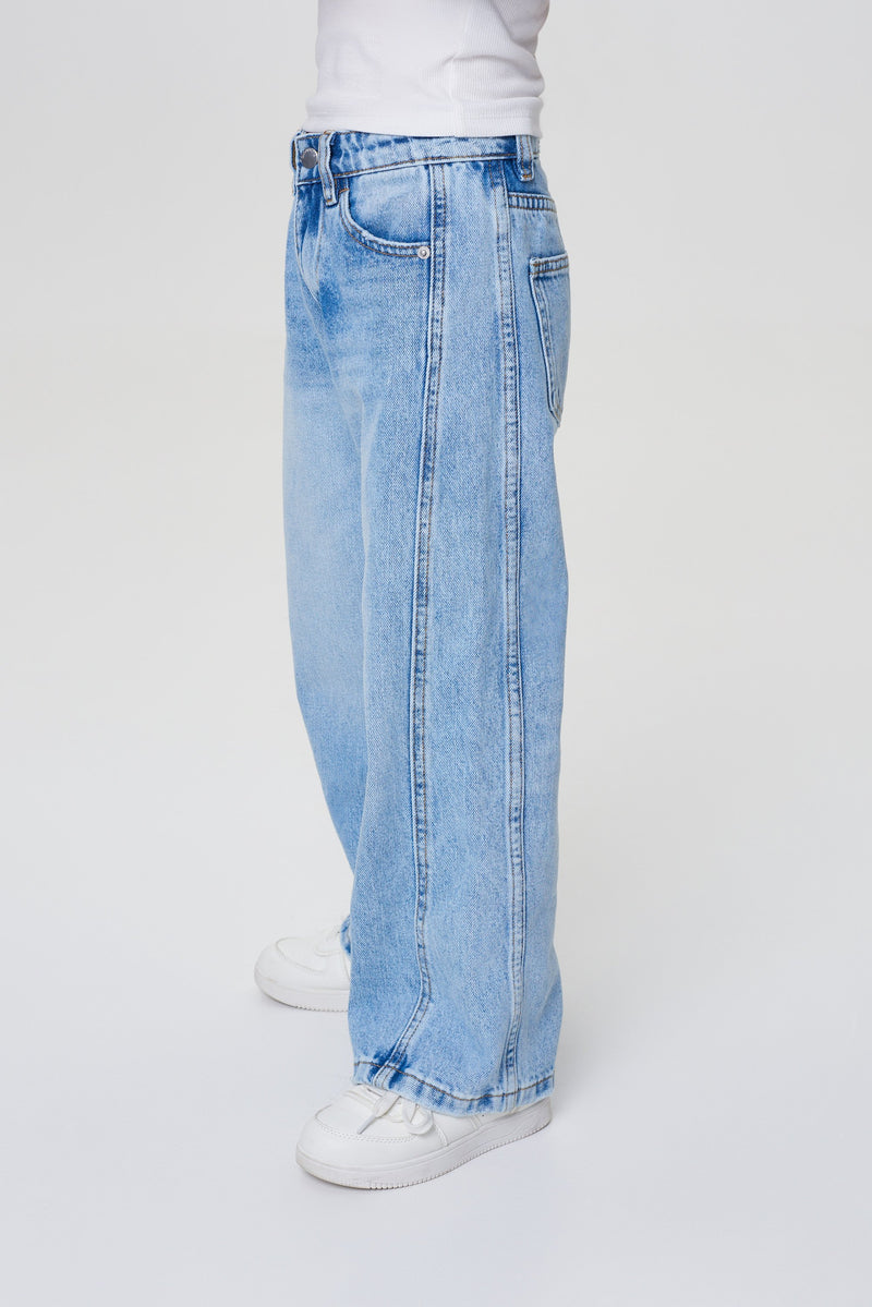 Straight Denim Pants