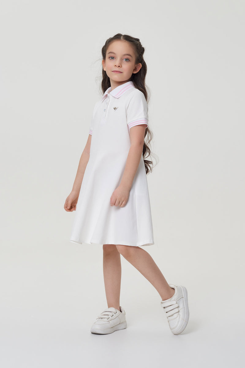 White Polo Dress