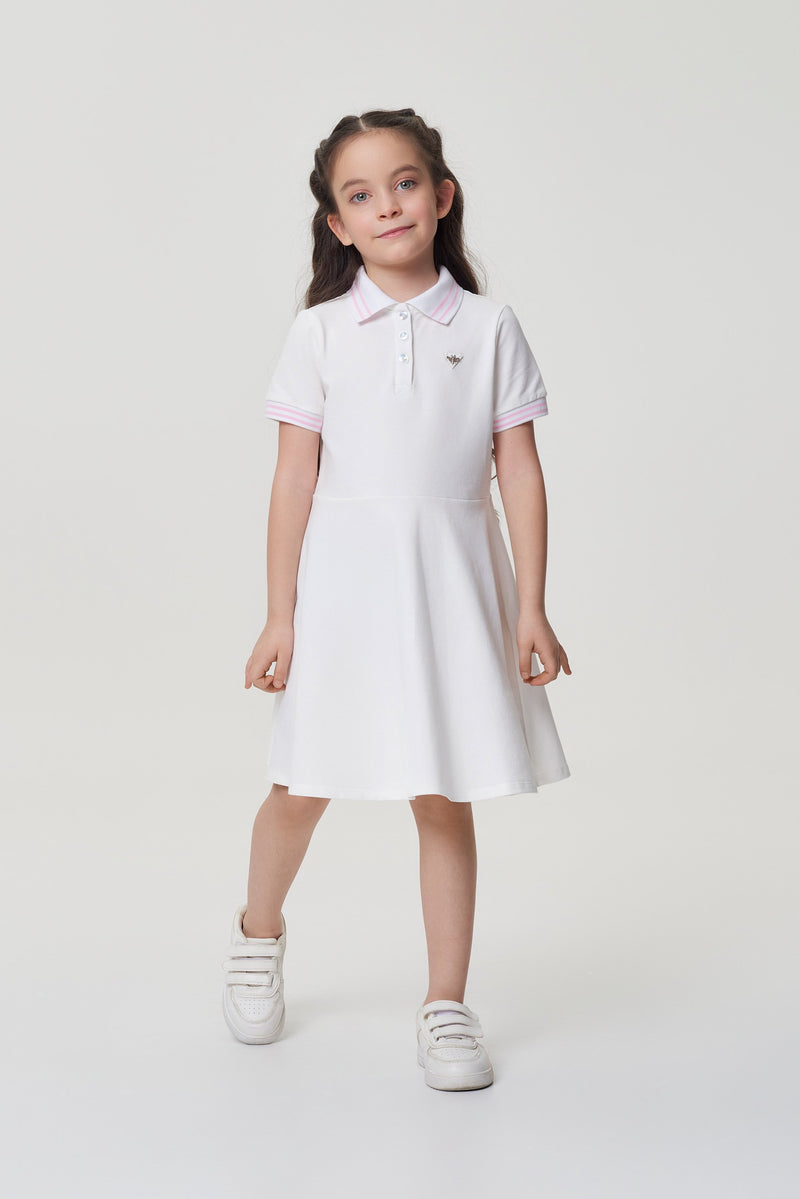 White Polo Dress