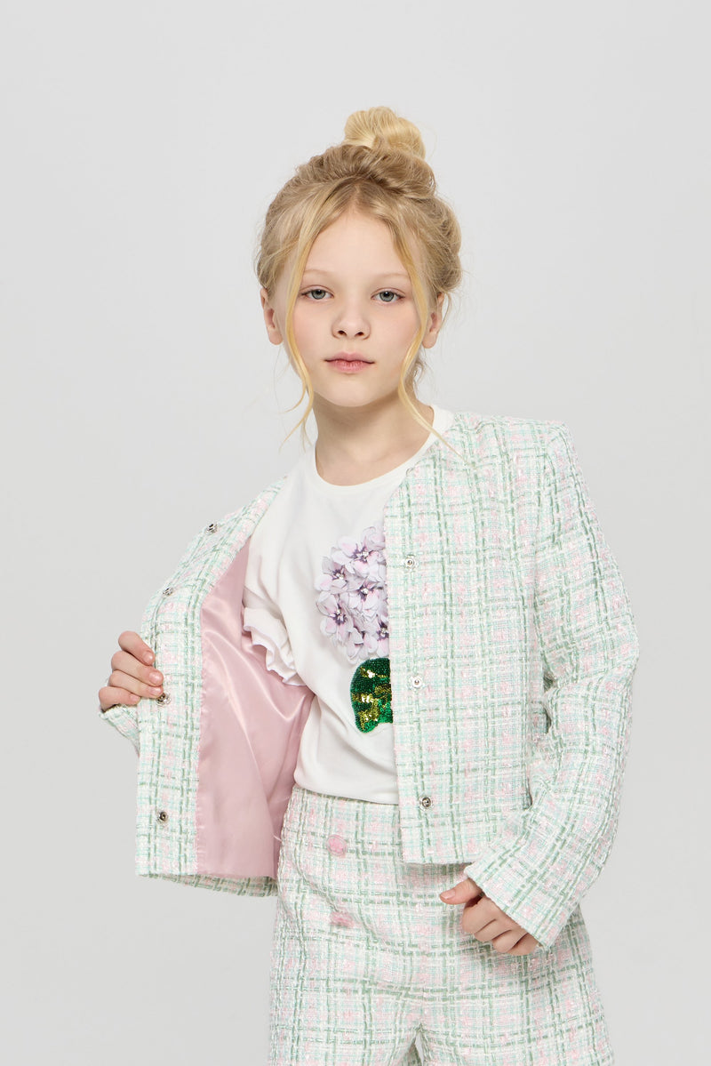 Chanel Fabric Blazer and Shorts Set