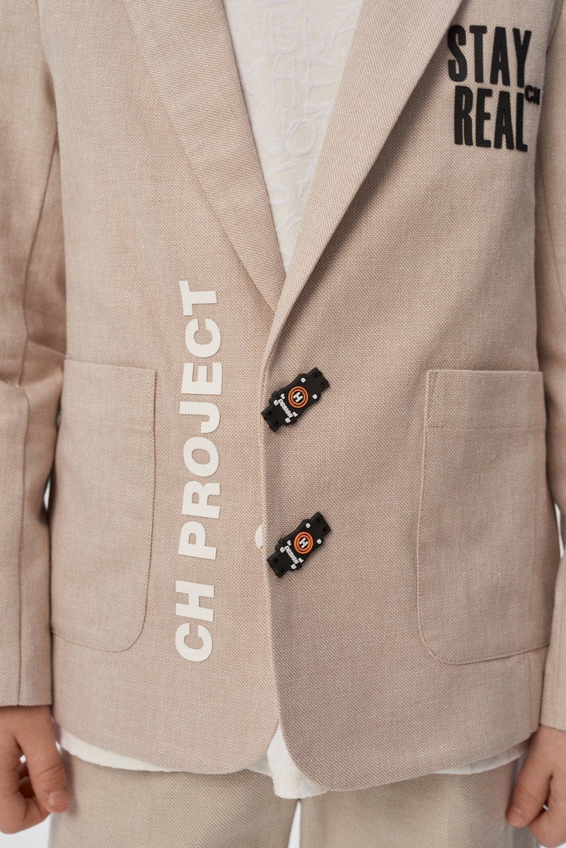 Decorated Smart Blazer