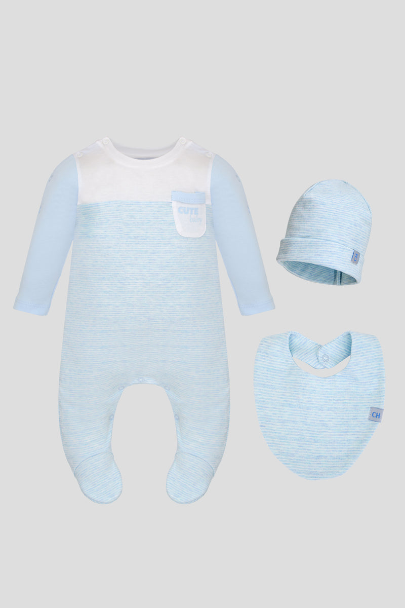 Printed Set ( Overall, Bib, Hat )