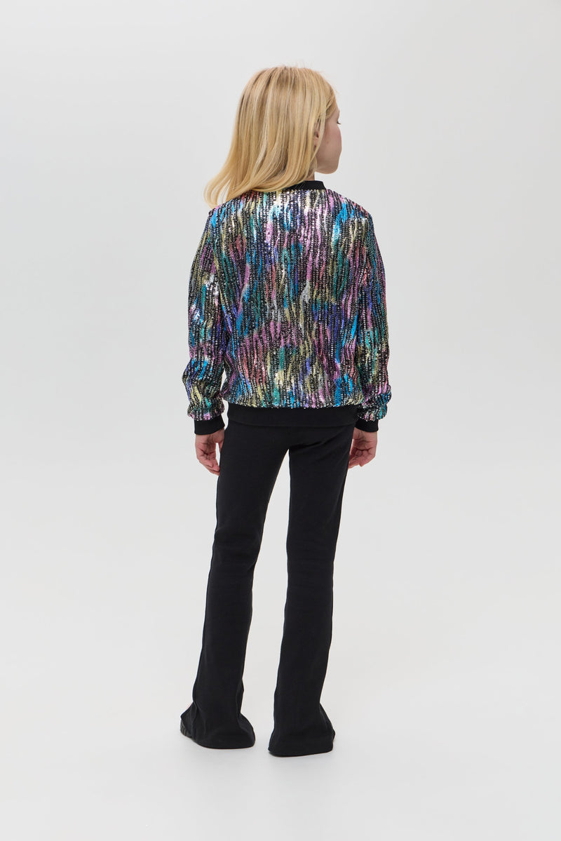 Sequins Bomber Jacket