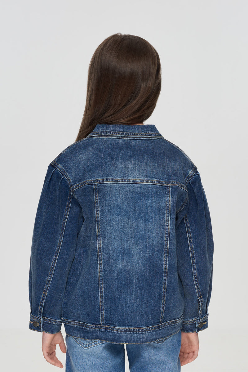 Warmed Denim Jacket blue