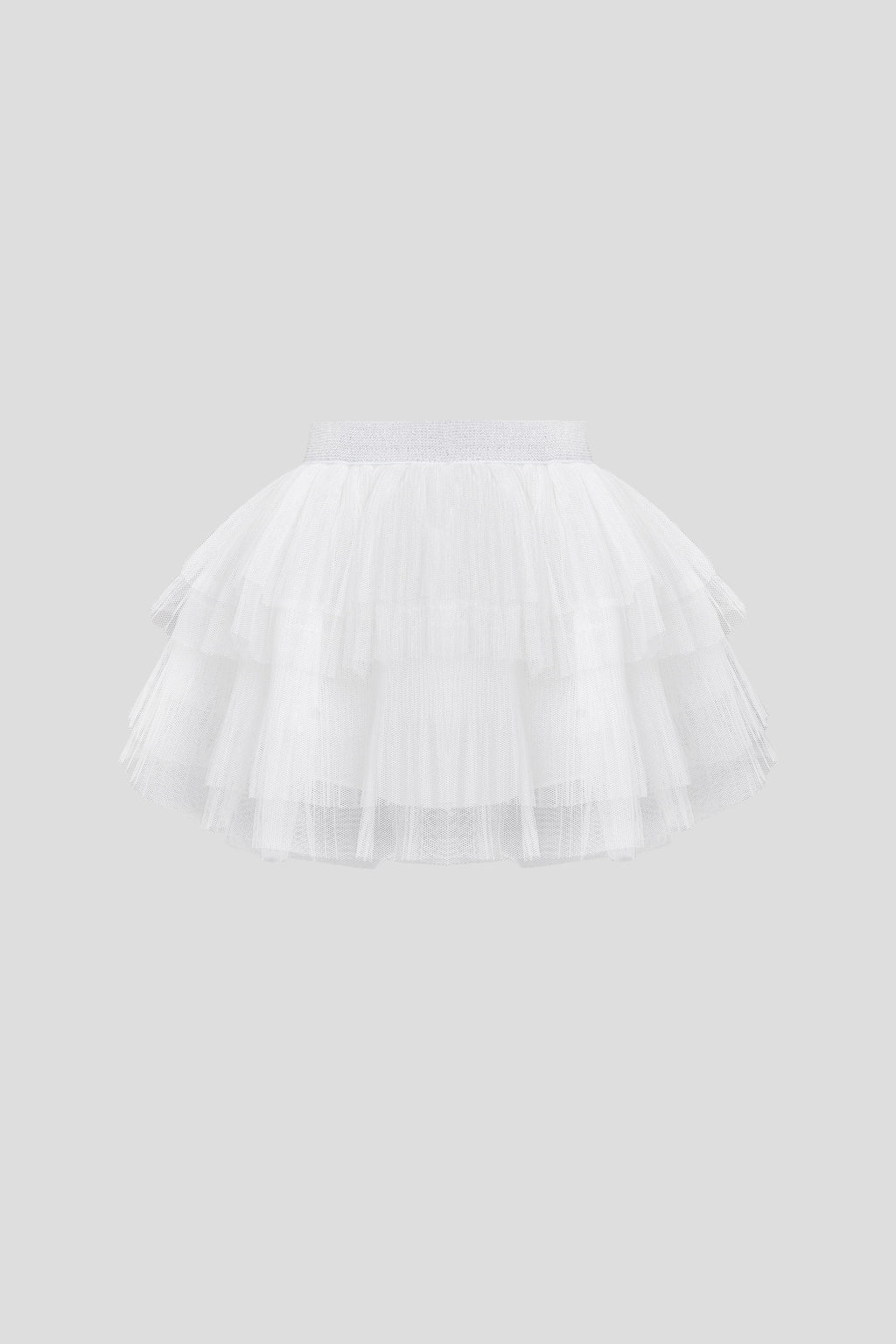 Multitiered Pleated Skirt