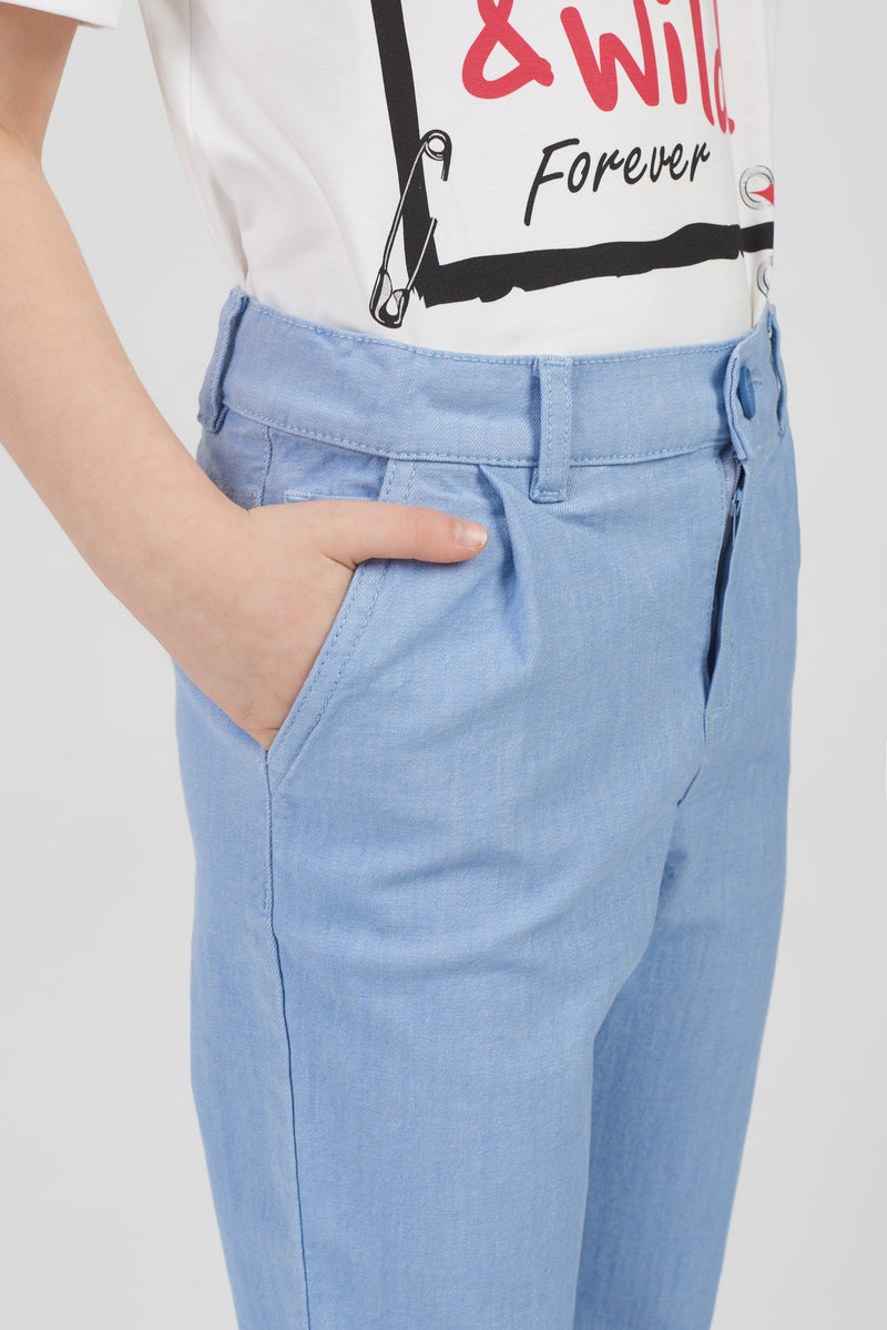 Soft Jeans with high waist