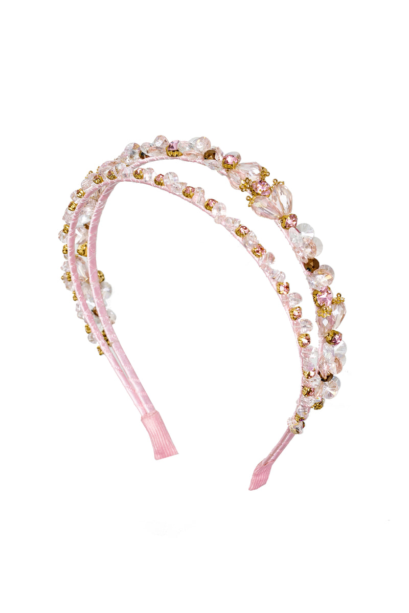 Rhinestones Elegant Double Headband