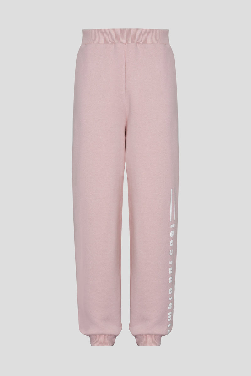 Pink relaxed fit tracksuit (sweatjacket and pants)