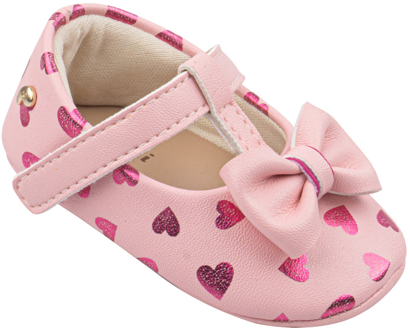 Booties with hearts