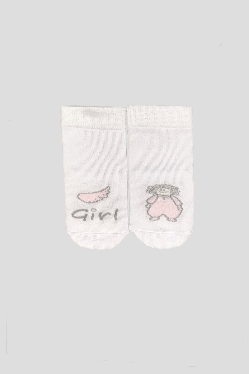 Pink baby socks