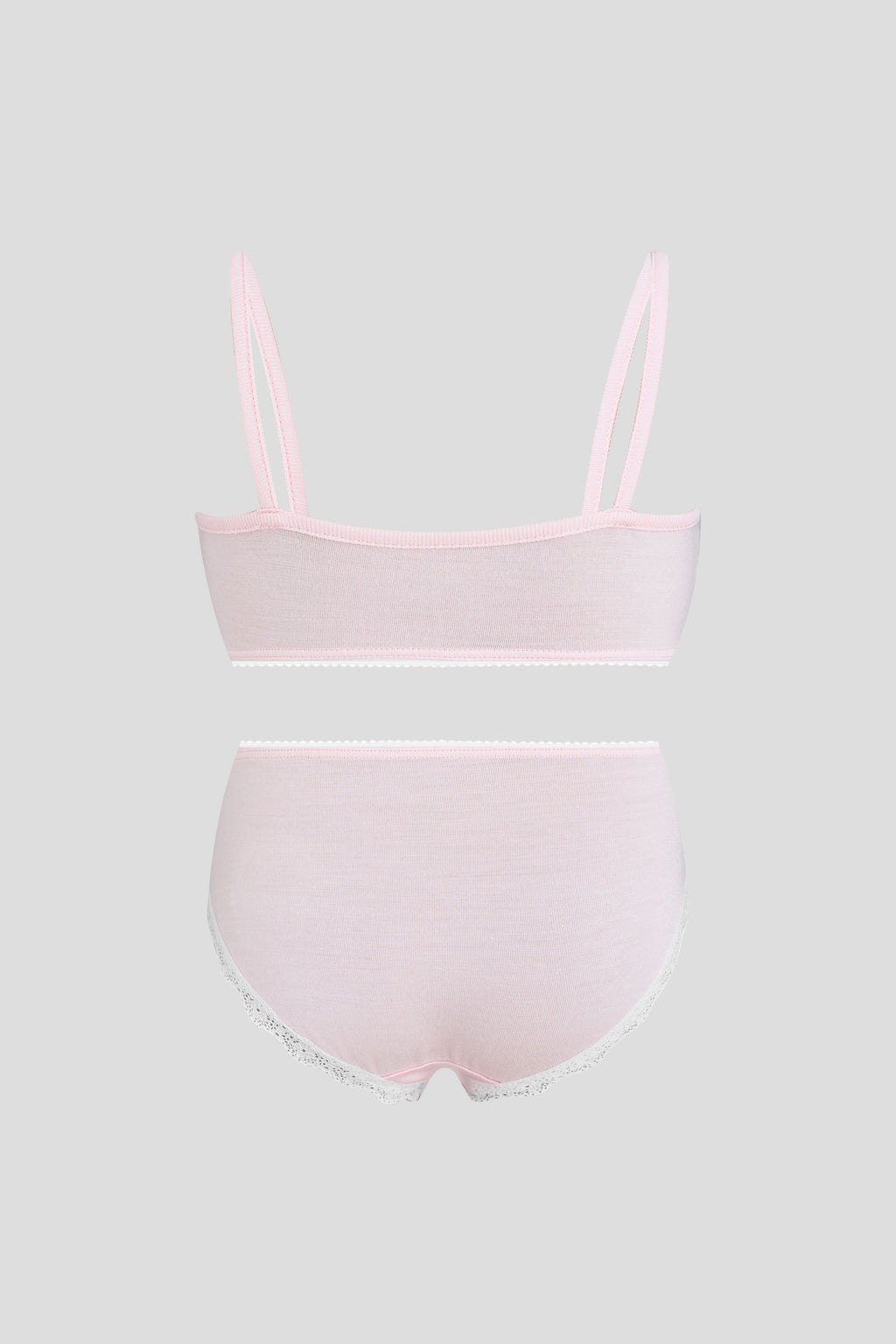 Top and briefs for girls, pink