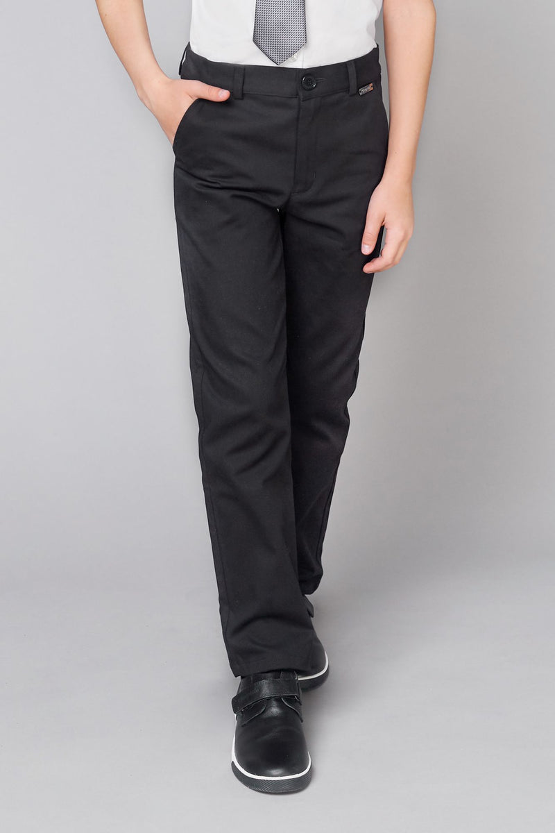 Chinos, black