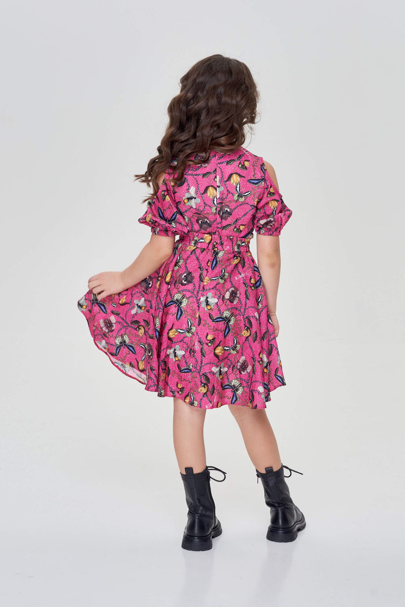 Sun Skirt Dress, Branded Print