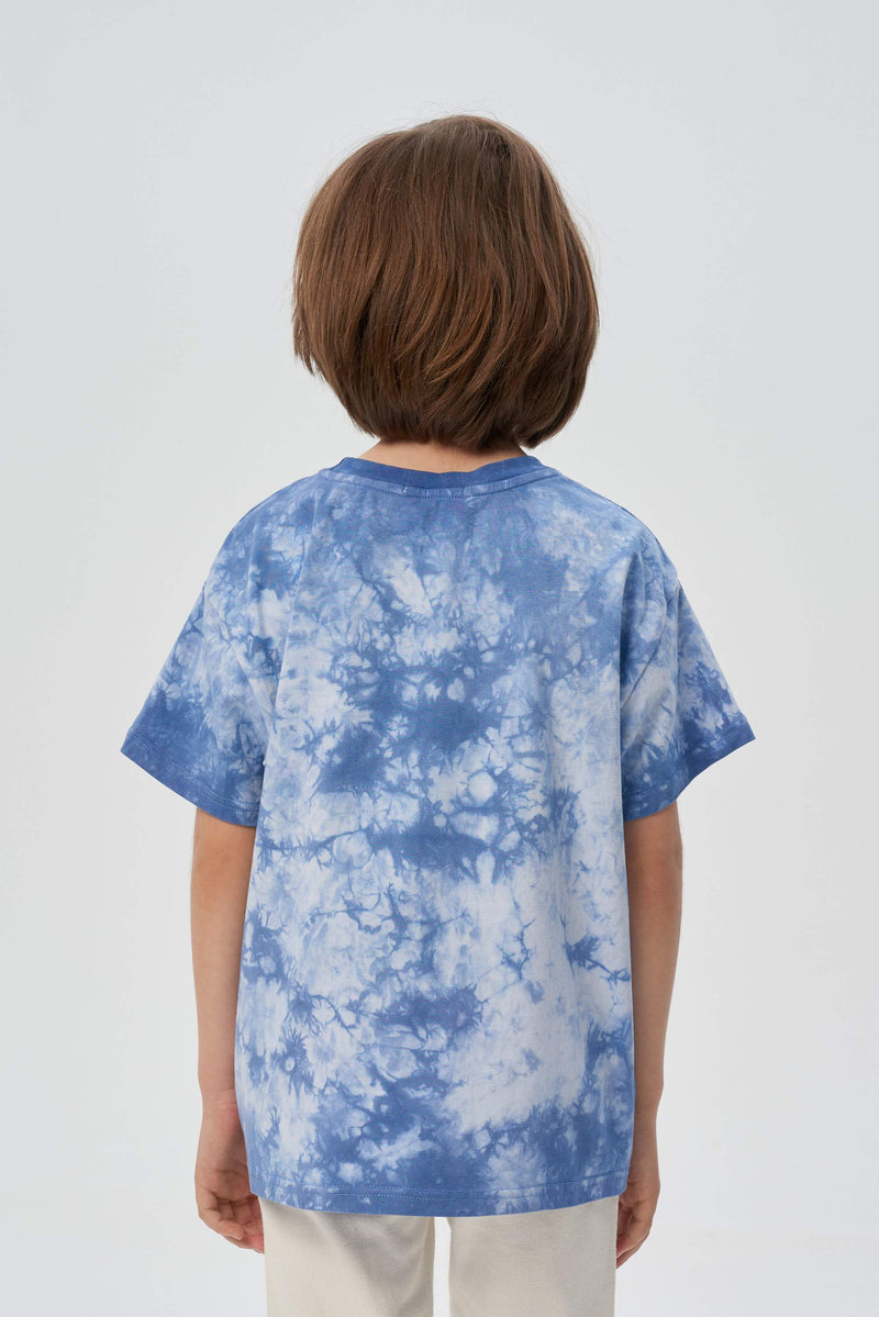 Tie-die effect Printed T-Shirt