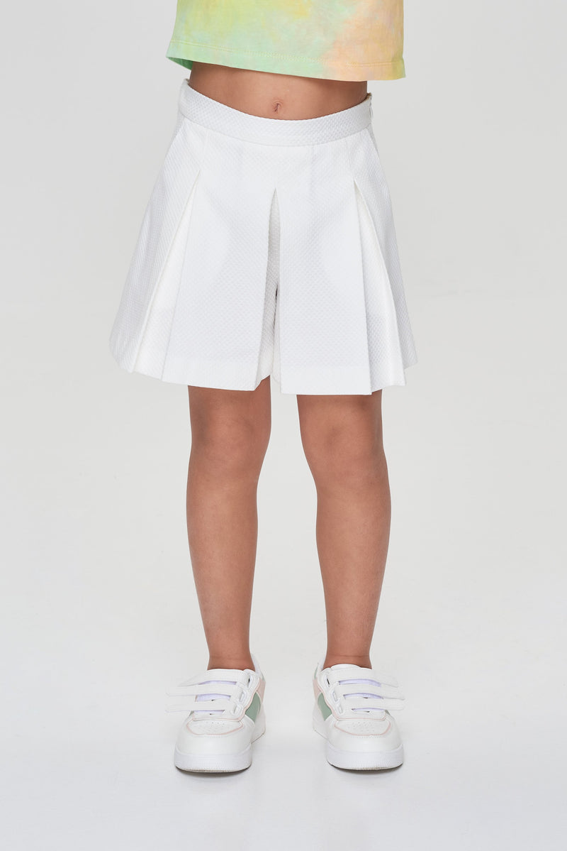 Pleated Skirt, white