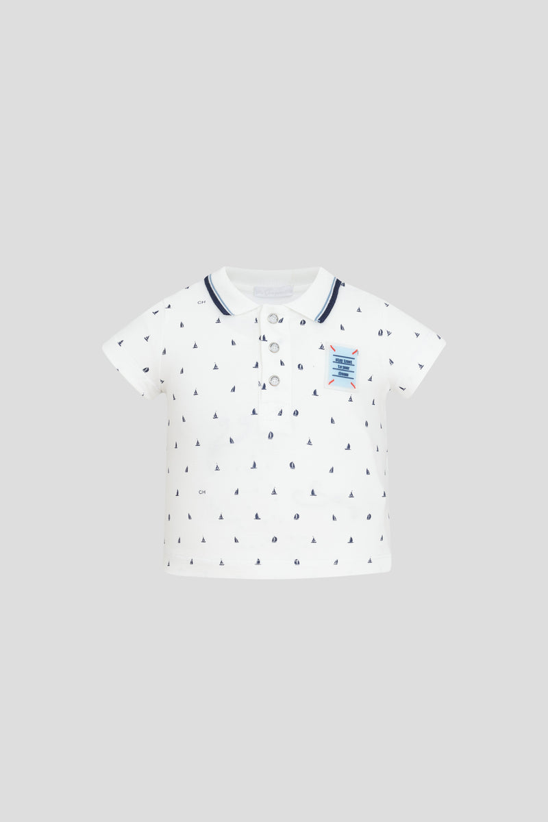 Printed Polo T-shirt