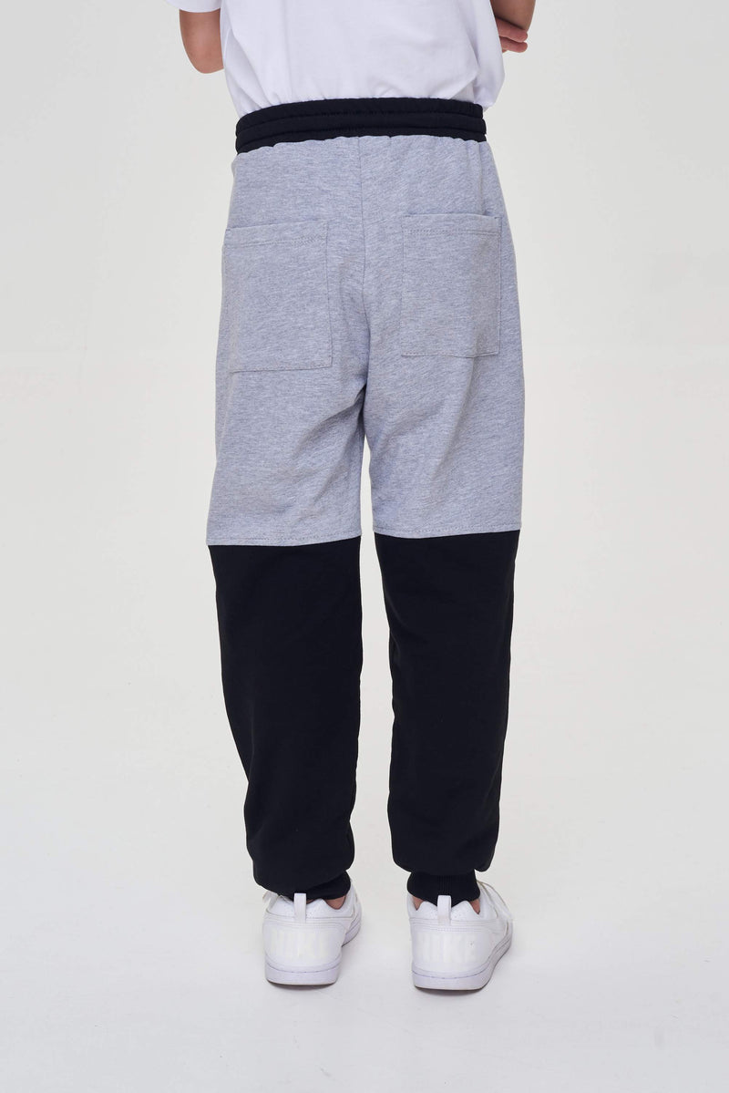 Combined Footer Trousers, grey/black