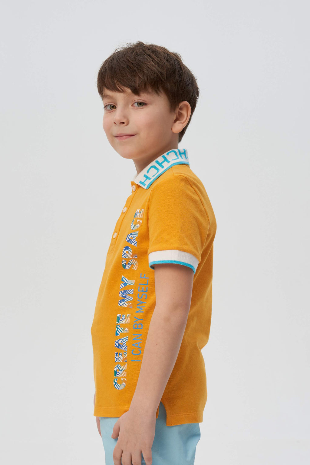 Printed Polo T-Shirt